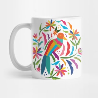 Mexican Otomí Bird by Akbaly Mug